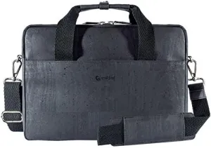 Cork Briefcase for Men – Men’s Bag - Vegan Leather – Cruelty Free – Eco Friendly - Black