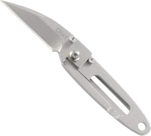 CRKT Delilah's P.E.C.K. EDC Folding Pocket Knife: Compact Everyday Carry, Dual Grind Blade, Frame Lock, Skeletonized Handle, Pocket Money Clip 5520