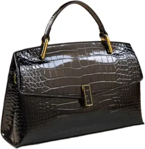 Crocodile Pattern Leather Women's Handbags Luxury Fashion Shell Purse Shoulder Crossbody Bag Top Handle Messenger Bags