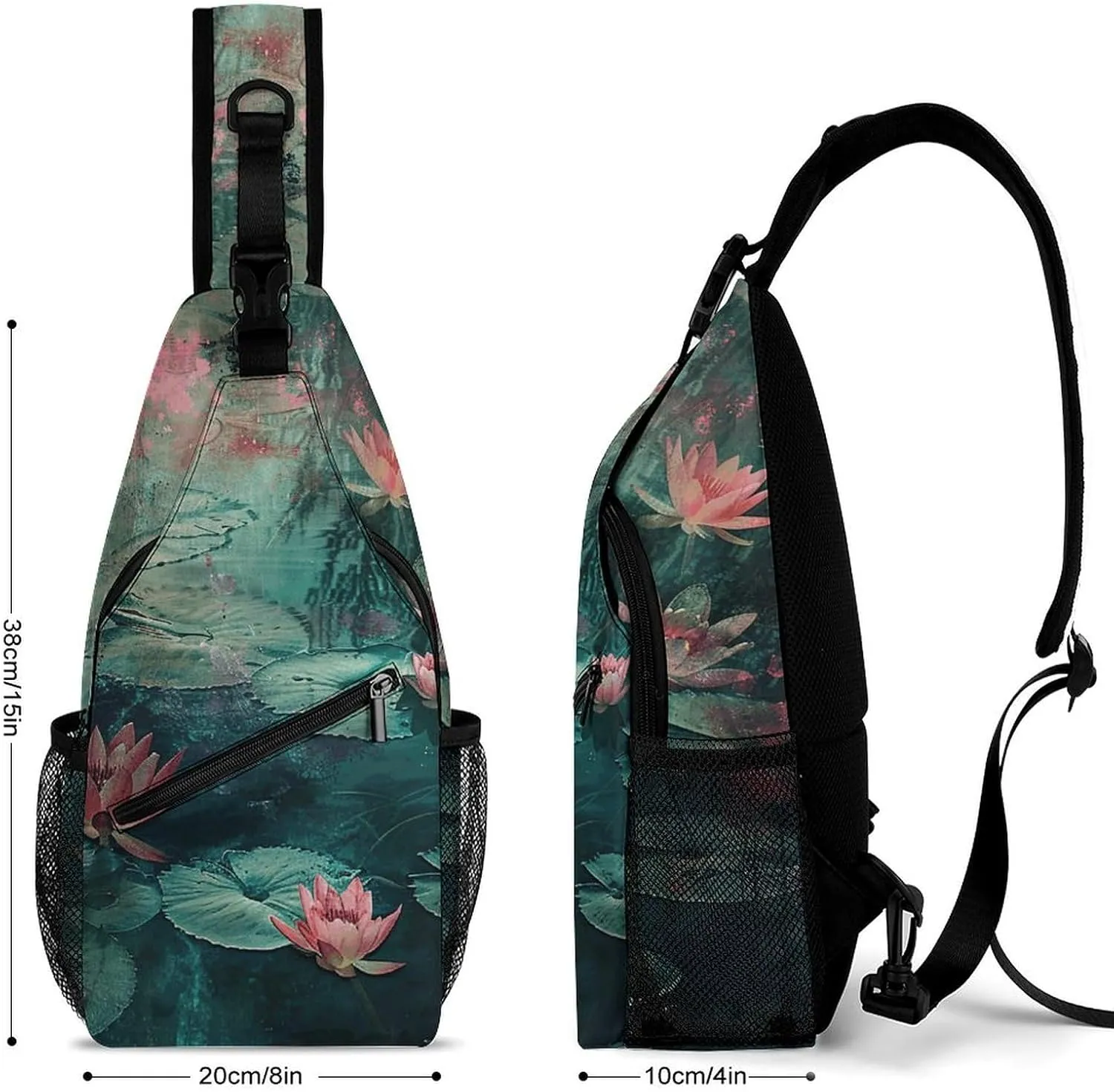 Crossbody Bag for Women Men Chest Bag A Hand Drawn Tiger Sling Bag Crossbody Shoulder Bag Sling Backpack