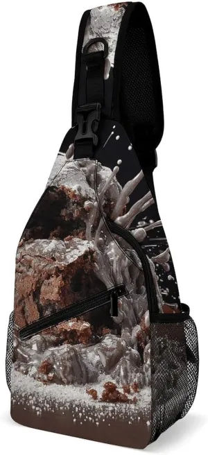 Crossbody Bag for Women Men Chest Bag A Hand Drawn Tiger Sling Bag Crossbody Shoulder Bag Sling Backpack
