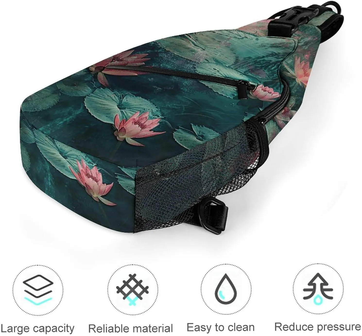 Crossbody Bag for Women Men Chest Bag A Hand Drawn Tiger Sling Bag Crossbody Shoulder Bag Sling Backpack