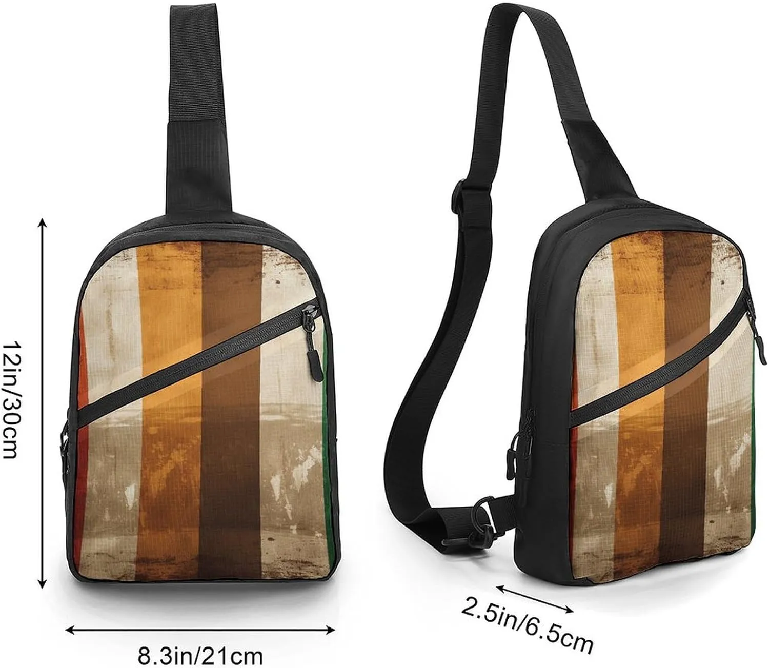 Crossbody Bag for Women Men Chest Bag Bluebird And Flowers Sling Bag Crossbody Shoulder Bag Sling Backpack