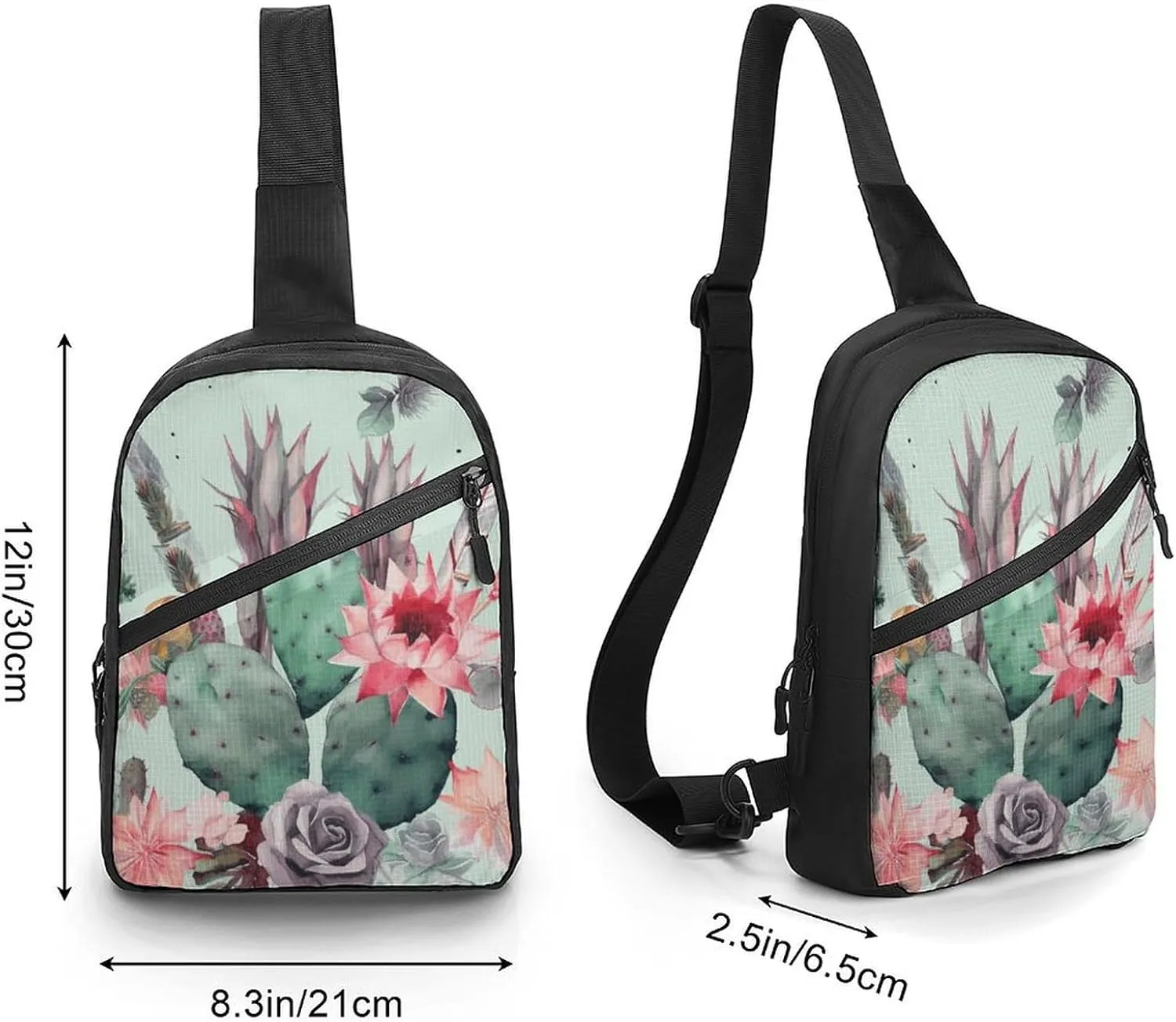 Crossbody Bag for Women Men Chest Bag Christmas Deer Sling Bag Crossbody Shoulder Bag Sling Backpack