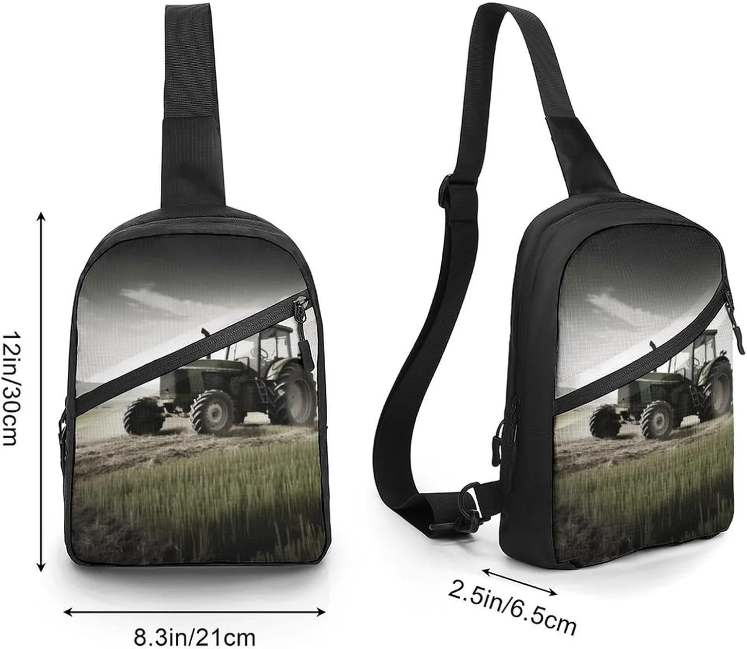 Crossbody Bag for Women Men Chest Bag Rose Sling Bag Crossbody Shoulder Bag Sling Backpack