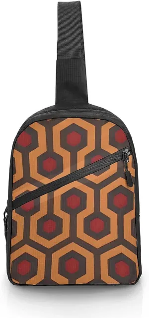 Crossbody Bag for Women Men Chest Bag Rose Sling Bag Crossbody Shoulder Bag Sling Backpack