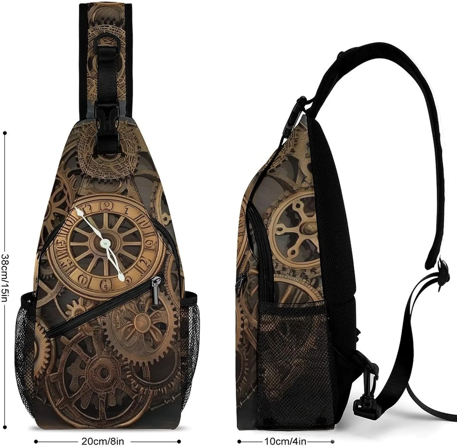 Crossbody Bag for Women Men Chest Bag The Silent Monkey Sling Bag Crossbody Shoulder Bag Sling Backpack