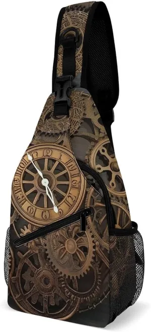 Crossbody Bag for Women Men Chest Bag The Silent Monkey Sling Bag Crossbody Shoulder Bag Sling Backpack