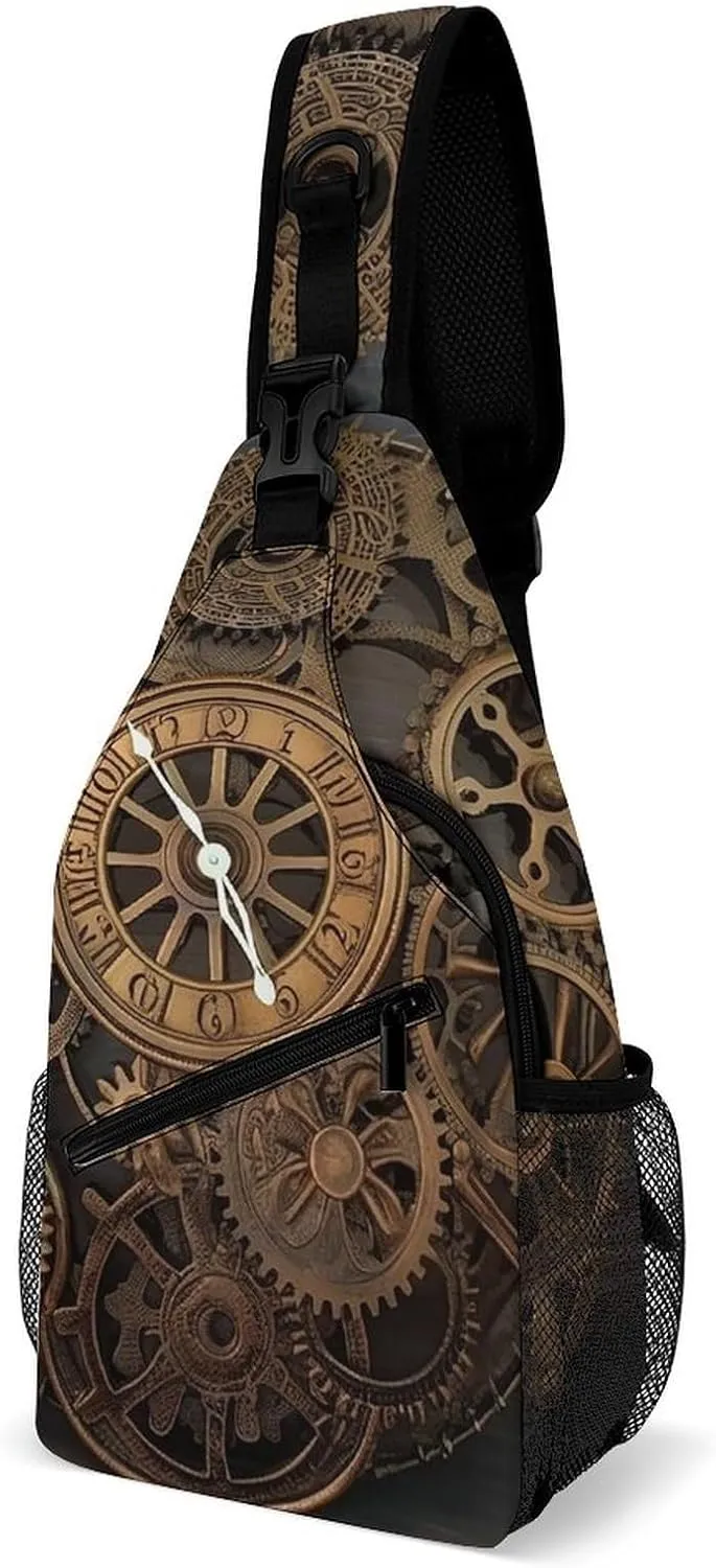 Crossbody Bag for Women Men Chest Bag The Silent Monkey Sling Bag Crossbody Shoulder Bag Sling Backpack