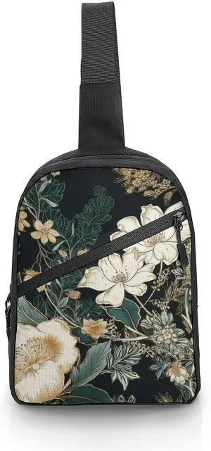 Crossbody Bag for Women Men Chest Bag Whales And White Bears Sling Bag Crossbody Shoulder Bag Sling Backpack
