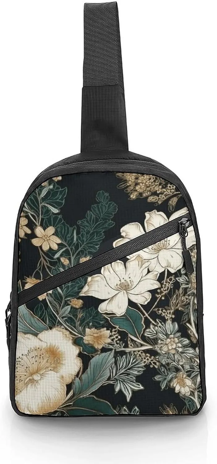 Crossbody Bag for Women Men Chest Bag Whales And White Bears Sling Bag Crossbody Shoulder Bag Sling Backpack
