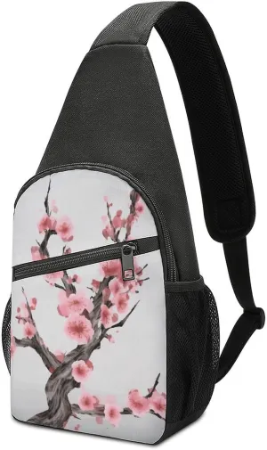 Crossbody Bag for Women Men Sling Bag Cheese Sandwiches Chest Bag Crossbody Adjustable Shoulder Bag