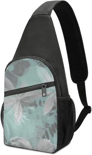 Crossbody Bag for Women Men Sling Bag Modern Dragonfly Chest Bag Crossbody Adjustable Shoulder Bag