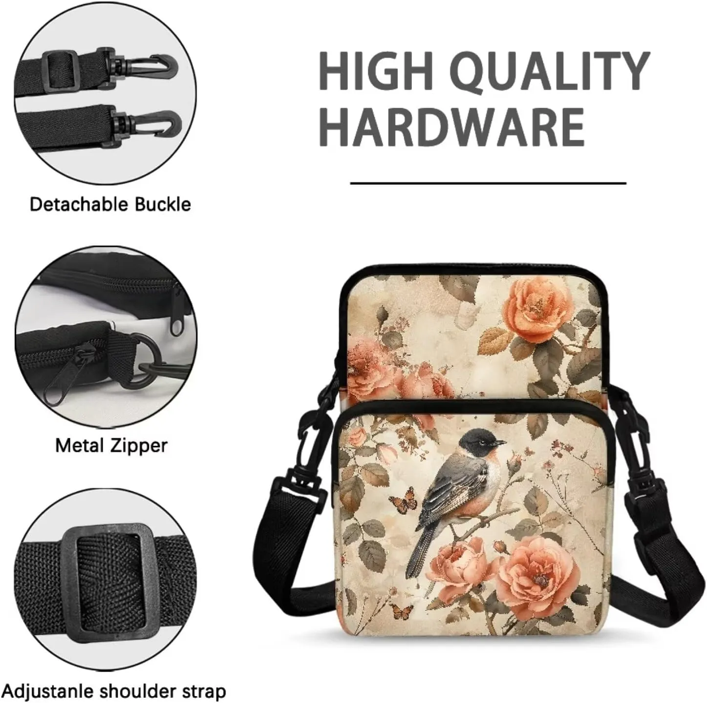 Crossbody Bag Shoulder Bags Purses Cell Phone Case Waist Pouch for Women Girls Boys