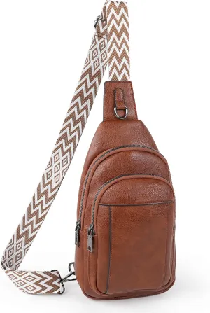 Crossbody Bags for Women, Fashion Small Sling Bag Travel Fanny Packs with Adjustable Shoulder Strap