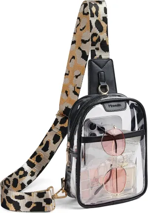 Crossbody Bags for Women Men Sling Bag 5 Pockets Fanny Pack Sling Backpack Chest Daypack Travel Purse Anti Theft