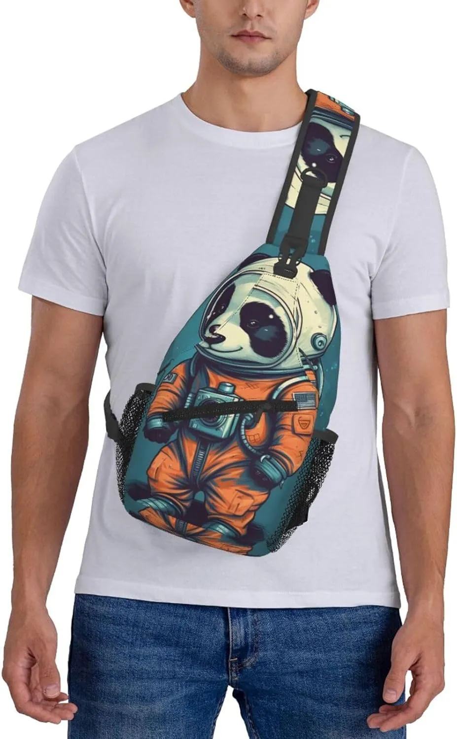 Crossbody Bags for Women Men Trendy Sling Bag Casual Chest Bag Ancient Chinese Dragon Shoulder Bag for Travel Sport