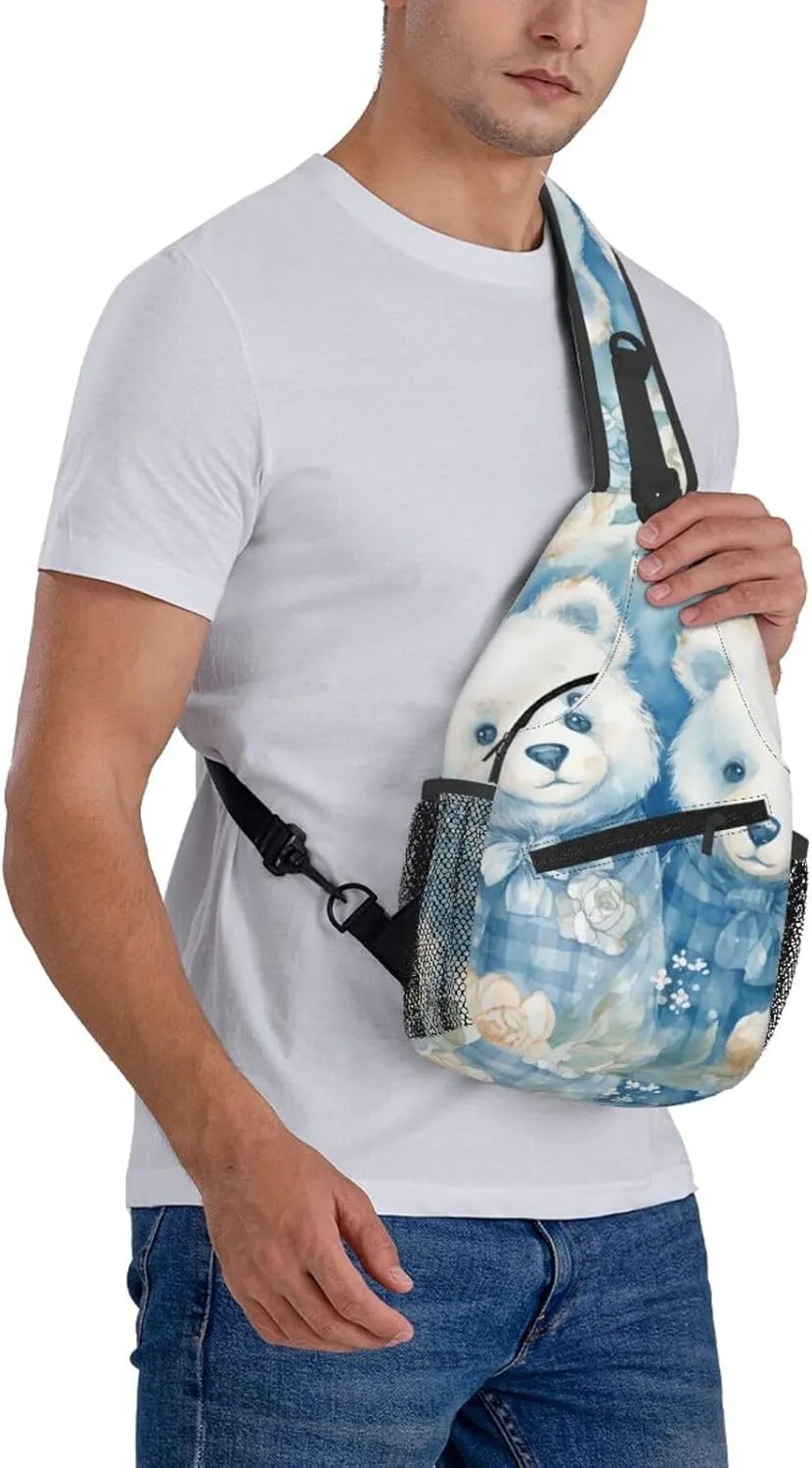 Crossbody Bags for Women Men Trendy Sling Bag Casual Chest Bag Ancient Chinese Dragon Shoulder Bag for Travel Sport