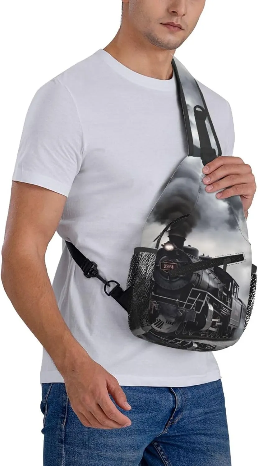 Crossbody Bags for Women Men Trendy Sling Bag Casual Chest Bag Laughing Fruit Shoulder Bag for Travel Sport