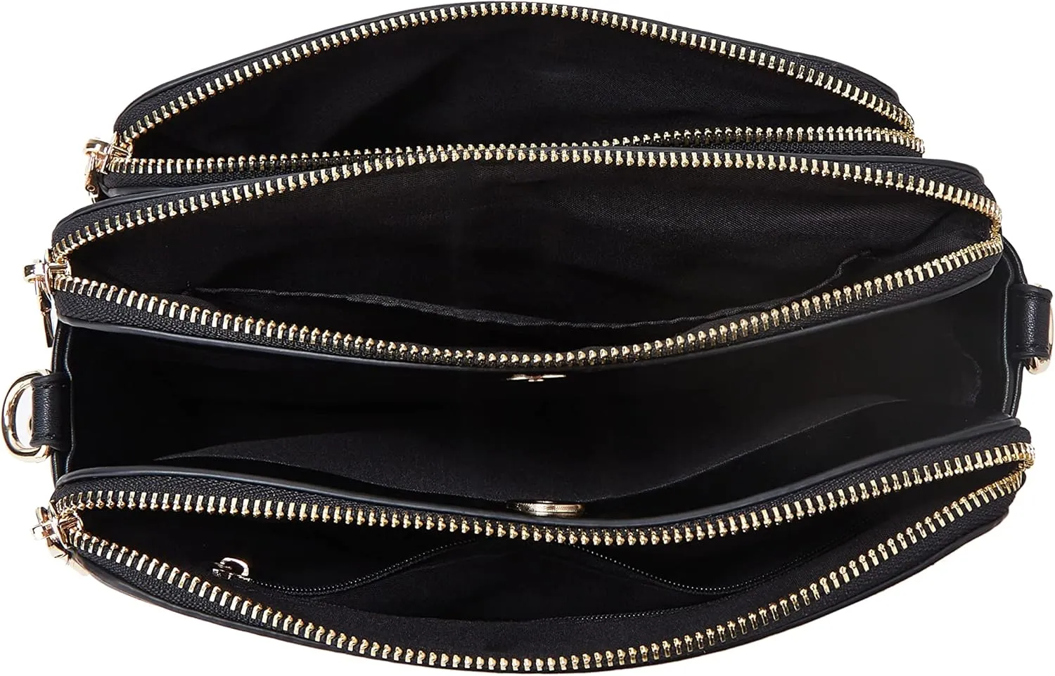 Crossbody Bags for Women Three-Layer Shoulder Bag Vegan Leather Multiple Compartments Handbag Purses Satchel Hobo Clutch 2024