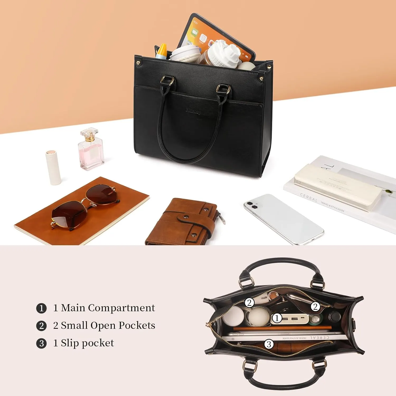 Crossbody Purses and Handbags for Women,Vegan Leather Satchel Shoulder Bags Top Handle Purses For Women