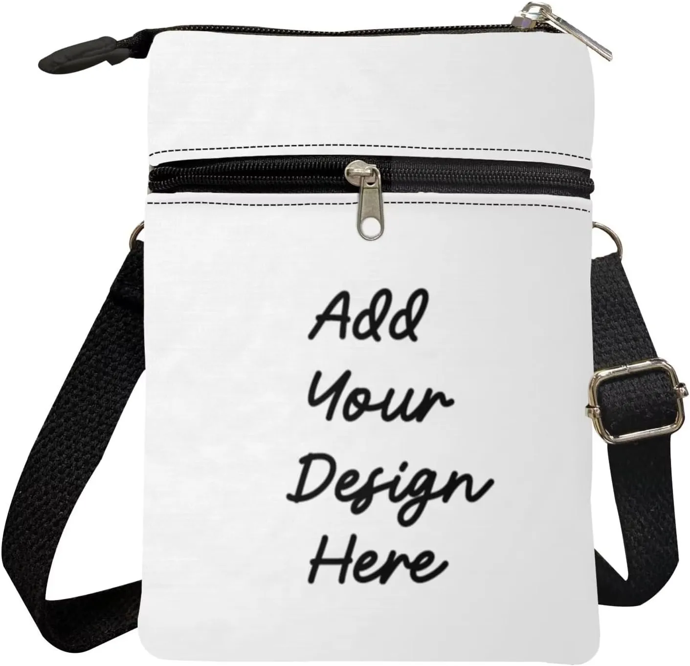 Crossbody Purses for Women Trendy Lightweight Fanny Pack with Zipper Adjustable Strap Cross Body Purses for Women