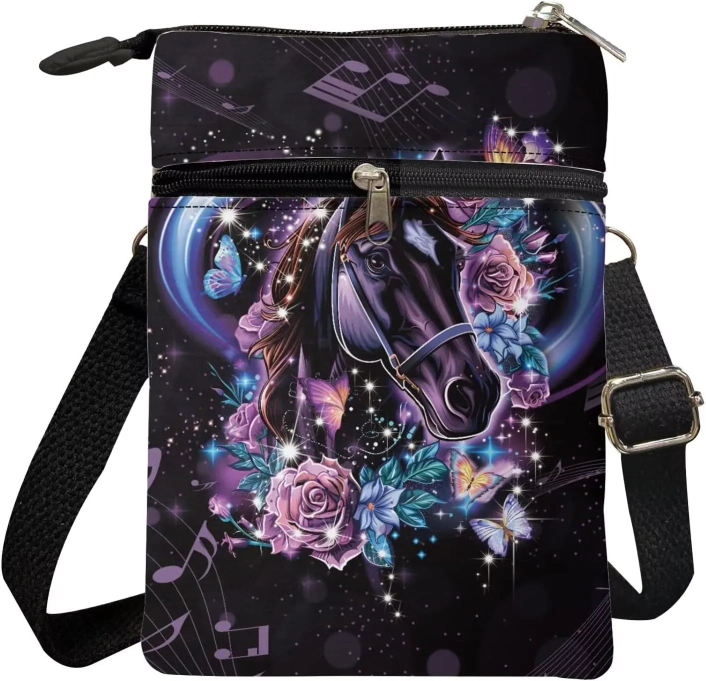 Crossbody Purses for Women Trendy with Zipper Pockets Purses for Women Crossbody Bag Suitable for Hiking Travelling