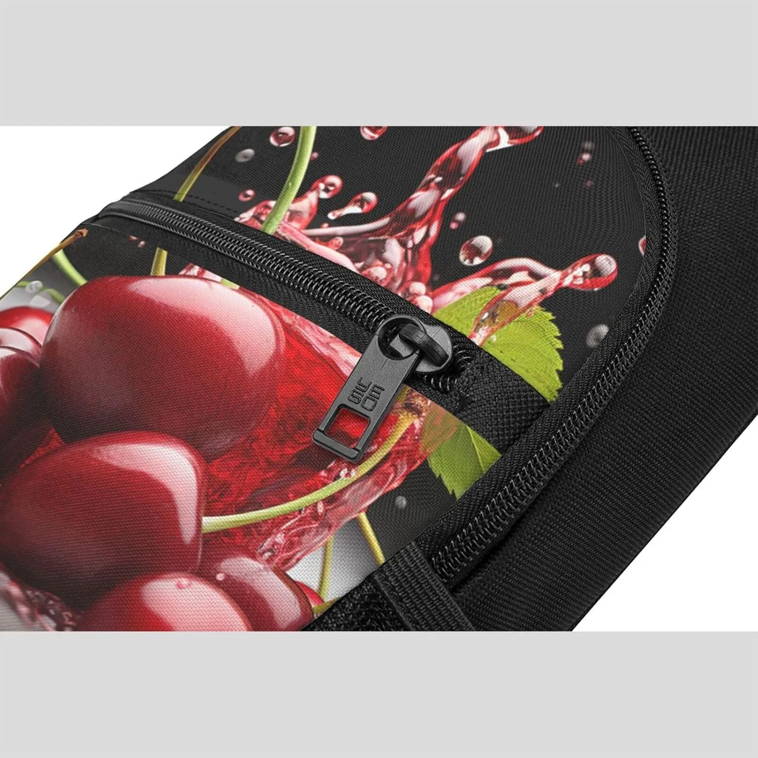 Crossbody Sling Backpack Sling Bag for Men Women Cross Chest Bag Shoulder Bag Cherry juice Travel Hiking Daypack