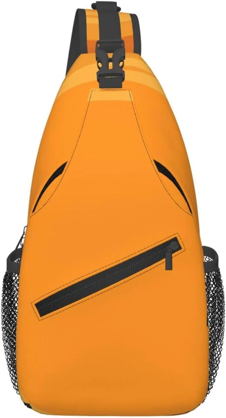 Crossbody Sling Bag for Men Women, Halloween Tree Sling Backpack Shoulder Chest Bag, Anti Theft Travel Hiking Daypacks