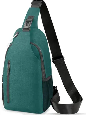 Crossbody Sling Bag for Women & Men, Waterproof Sling Backpack, Lightweight Shoulder Chest Bag for Hiking, Travel