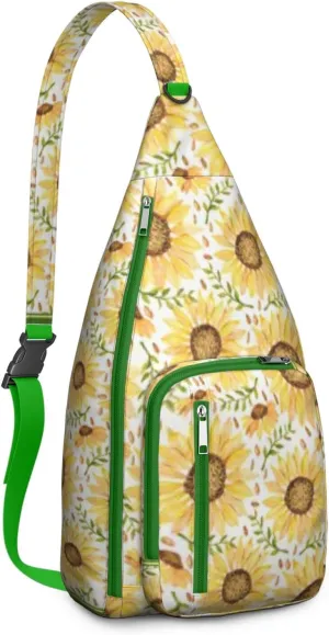 Crossbody Sling Bag Hiking TravelBackpack Lightweight Water-Resistant Trendy Casual
