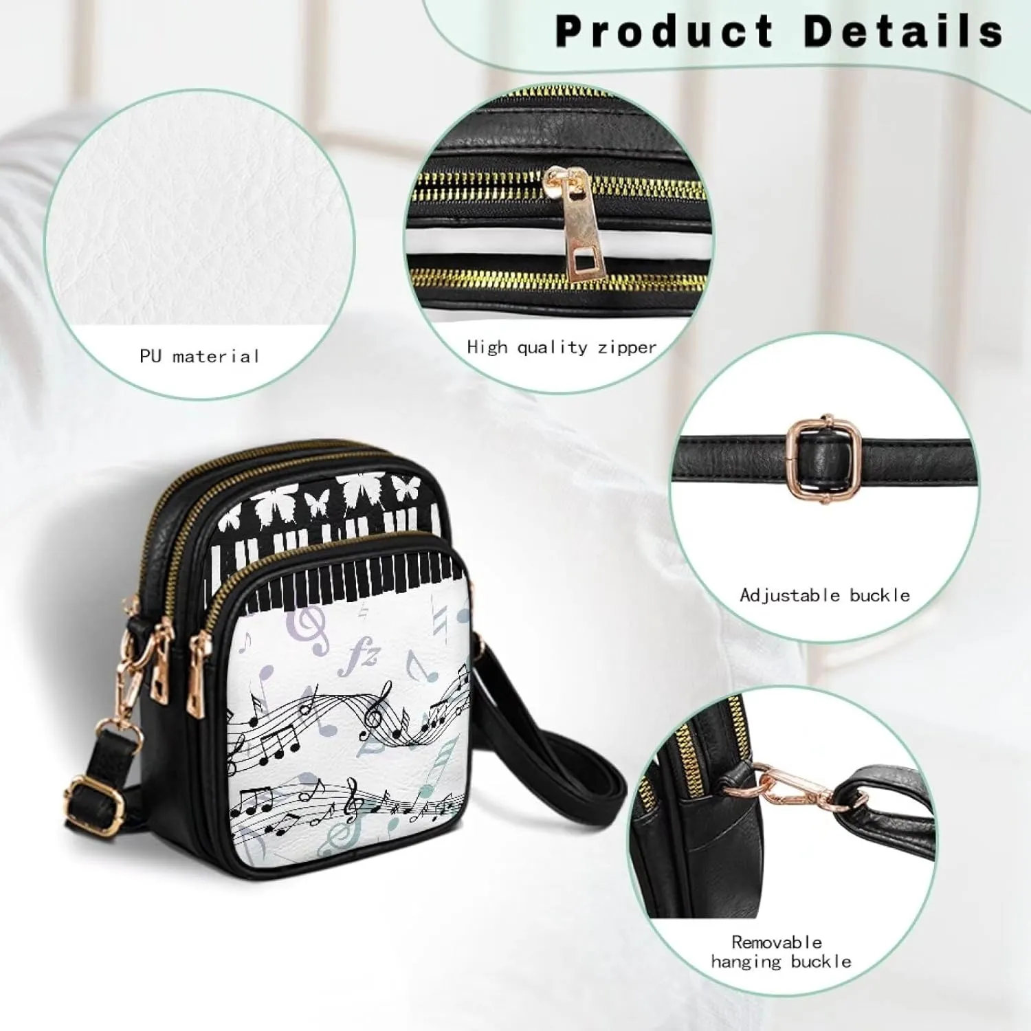 Crossbody Sling Bags for Women Crossbody Cell Phone Purse Wallet Sling Bag Shoulder Strap Lightweight Small Satchel
