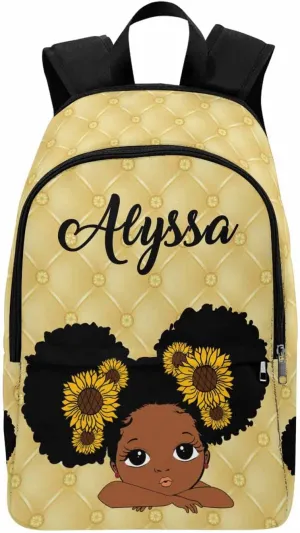 Custom Casual Unisex Daypack Bags Backpack Pink Flower Elephant Waterproof Multifunctional Large Travel Travel Bookbag