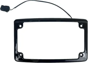 Custom Dynamics LPF-RAD-23CVO-B Illuminated CVO License Plate Frame - Black