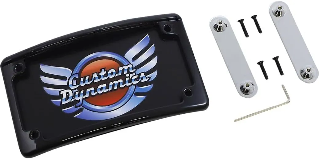Custom Dynamics LPF-RAD-CVO-B Illuminated CVO License Plate Frame - Black
