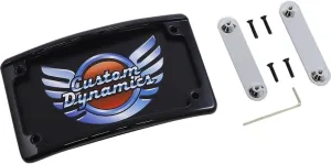 Custom Dynamics LPF-RAD-CVO-B Illuminated CVO License Plate Frame - Black