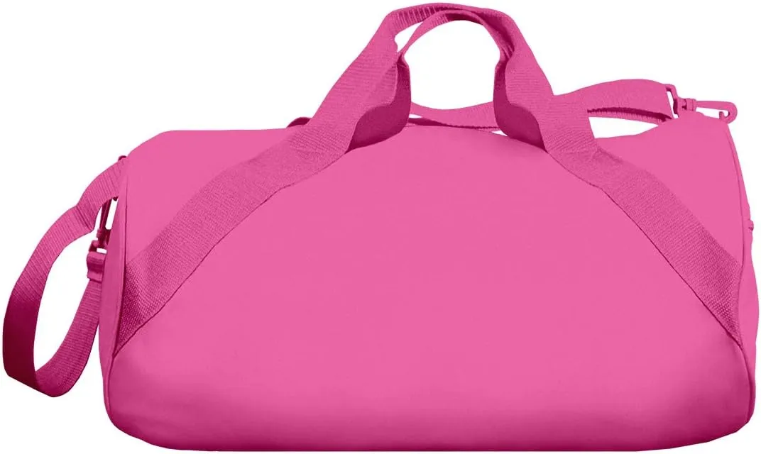 Custom Golden Metallic Cheer Bag: Barrel Duffel Bag