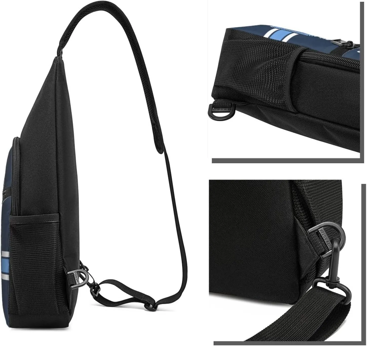 Custom Sling Bag, Personalized Crossbody Bags with Name and Number, Customize Sling Shoulder Backpack