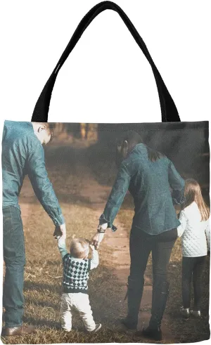 Custom Tote Bags Personalized Tote Bags with Texts photos Personalized Tote Bag Add Image