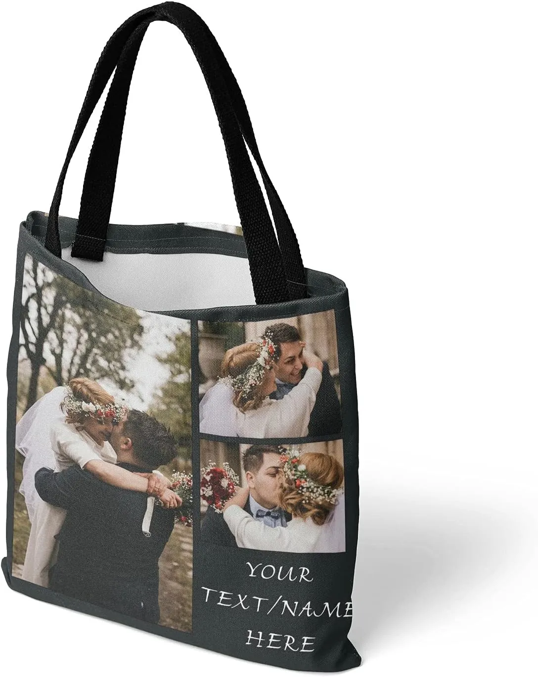 Custom Tote Bags Personalized Tote Bags with Texts photos Personalized Tote Bag Add Image