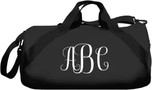 Customized Girl Personalized Monogram Cheer Bags: Barrel Duffel Bag