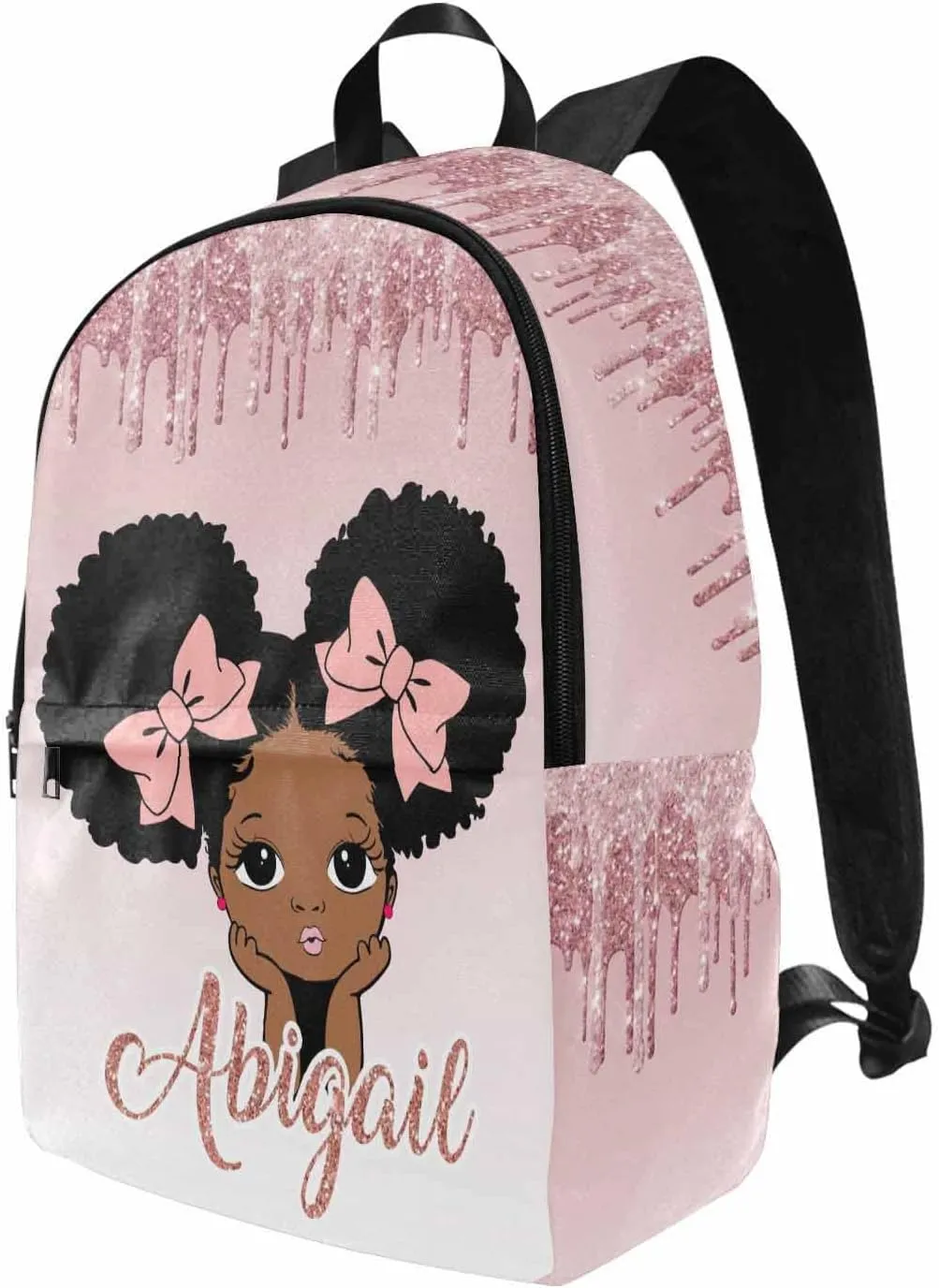 Customized Your Own Casual Unisex Daypack Bags Backpack Initialsflower Elephant Maternity Computer Changing Bags to Daughter Son from Dad Mom