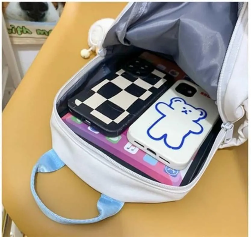 Cute Bunny Sling Bag for Girl Small Shoulder Bag Kawaii Rabbit Crossbody Bag Travel Casual Chest Bags Purse