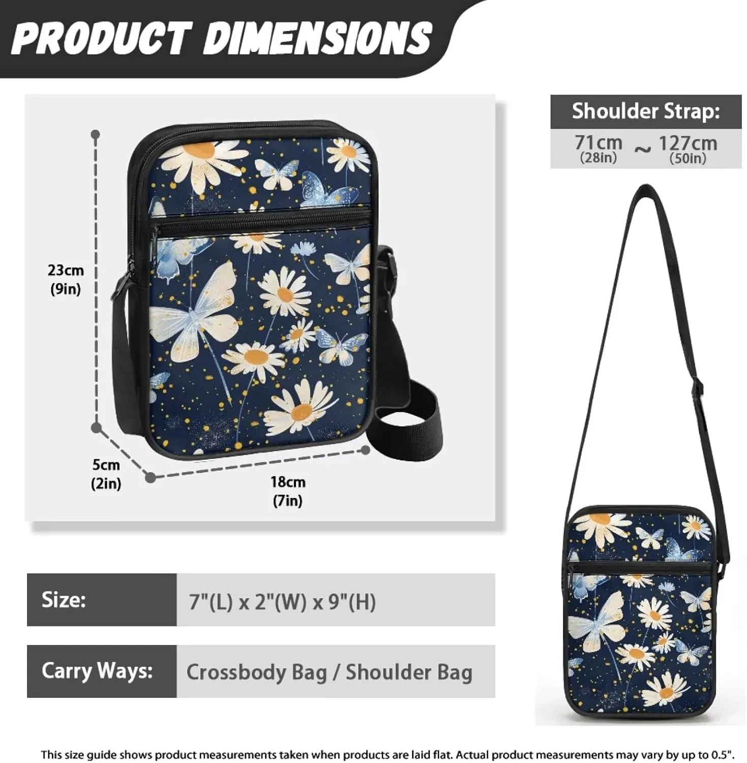 Cute Messenger Bag for Women Crossbody Bags Sling Purses for Teen Girls Trendy