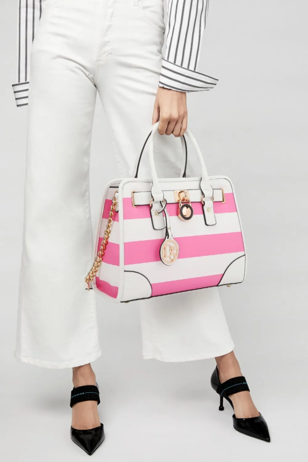 Dasein Women Handbags Top Handle Satchel Purse Shoulder Bag Hobo Bag Work Bag Set 2pcs