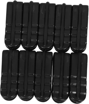 DECHOUS 10pcs Food Vacuum Seal Bags Sealing Clip Compression Bag Sealing Clip for Travel Space-saver