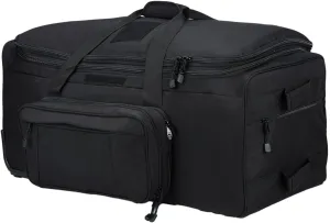 Deployment Bag with Wheels Military Duffle Bag Large Heavy-Duty Bags (BLACK)