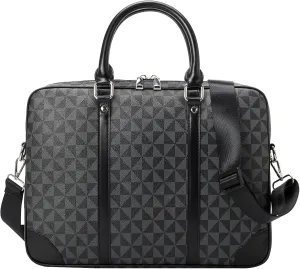 Designer Briefcase 15.6 Laptop Bag,Computer Tote Bag Handbag Shoulder Bag Satchel for Office Business Travel