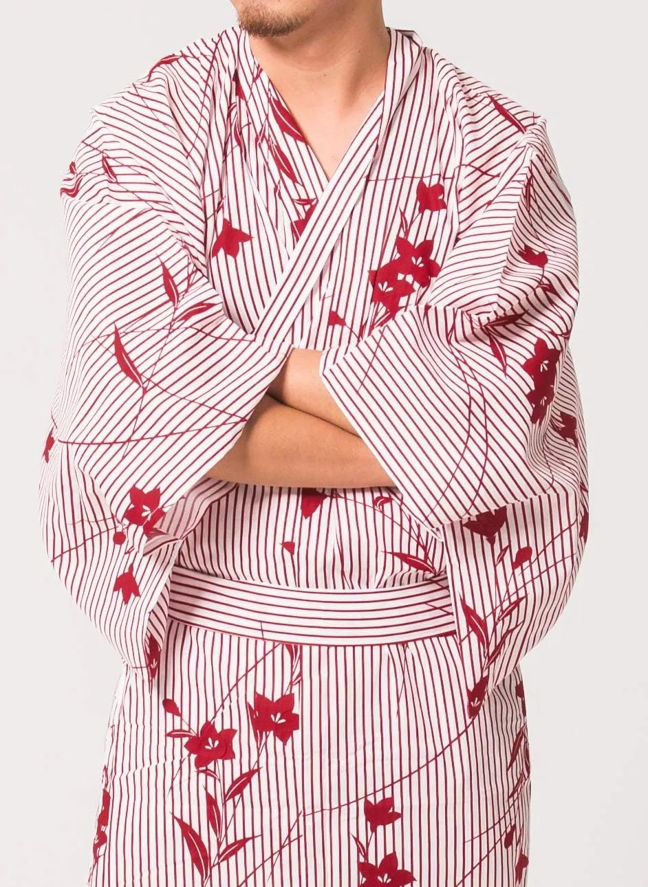 Dita Tokyoin Traditional Made In Japan Cotton Yukata Robe (Japanese Pajama Kimono) Easy Wearing set2