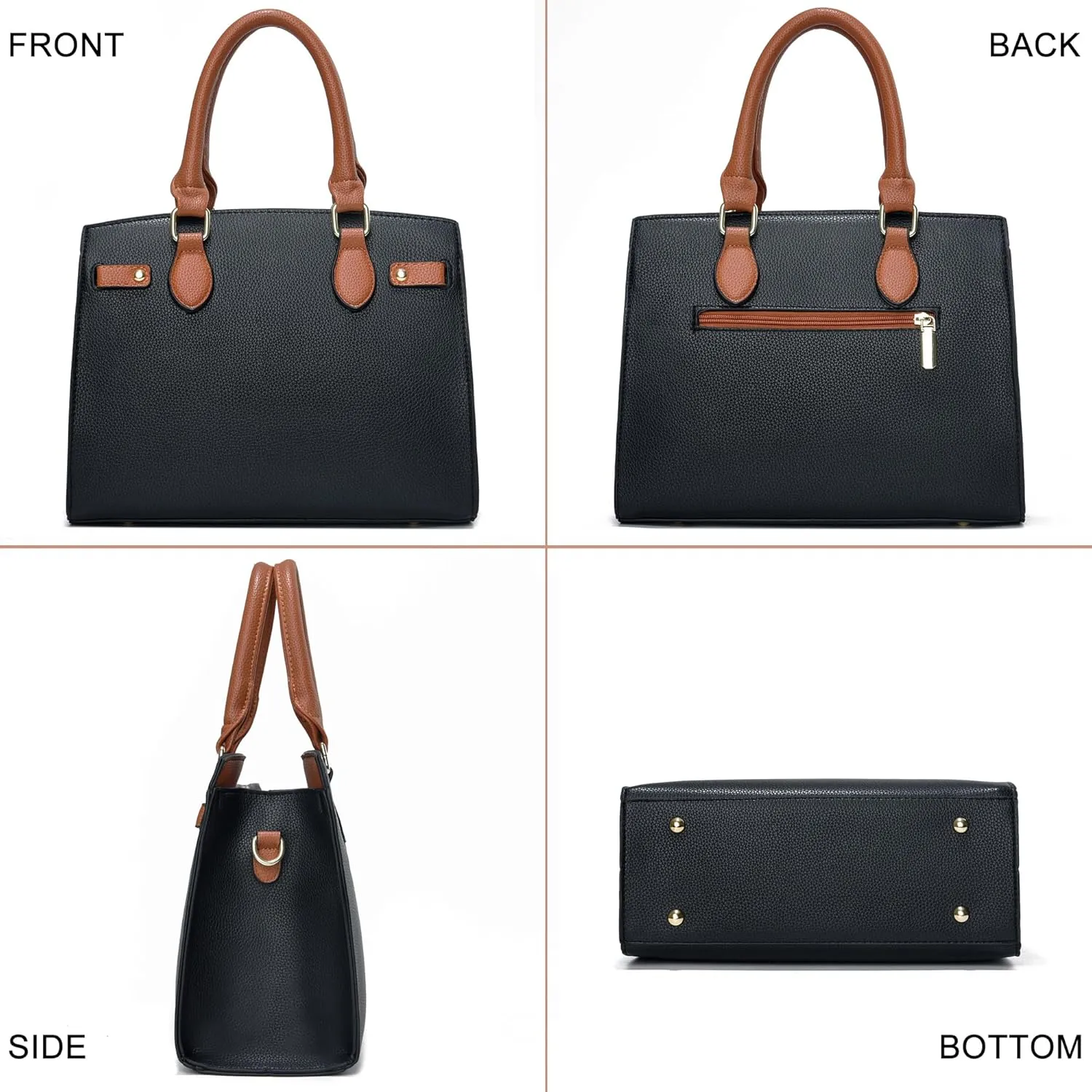 DMICXEL Tote Bag Crossbody Purses for Women Shoulder Handbag PU Leather Top Handle Satchel Bags
